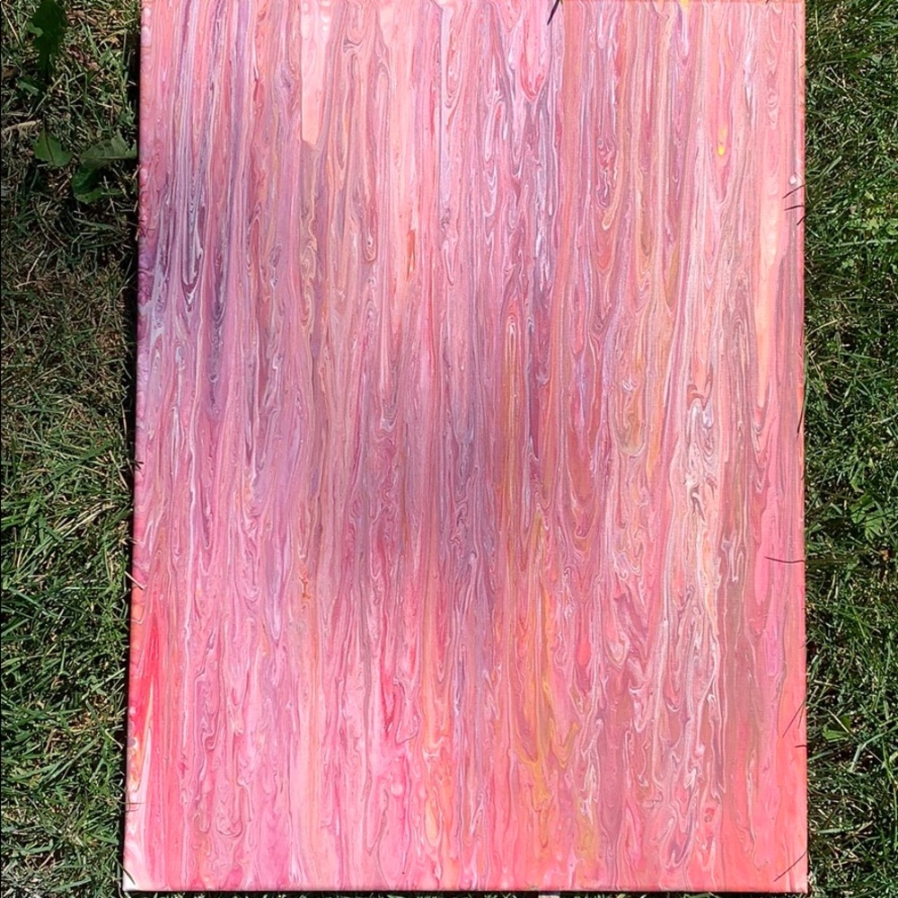 Acrylic painting 17 x 24 inches. Sides covered.